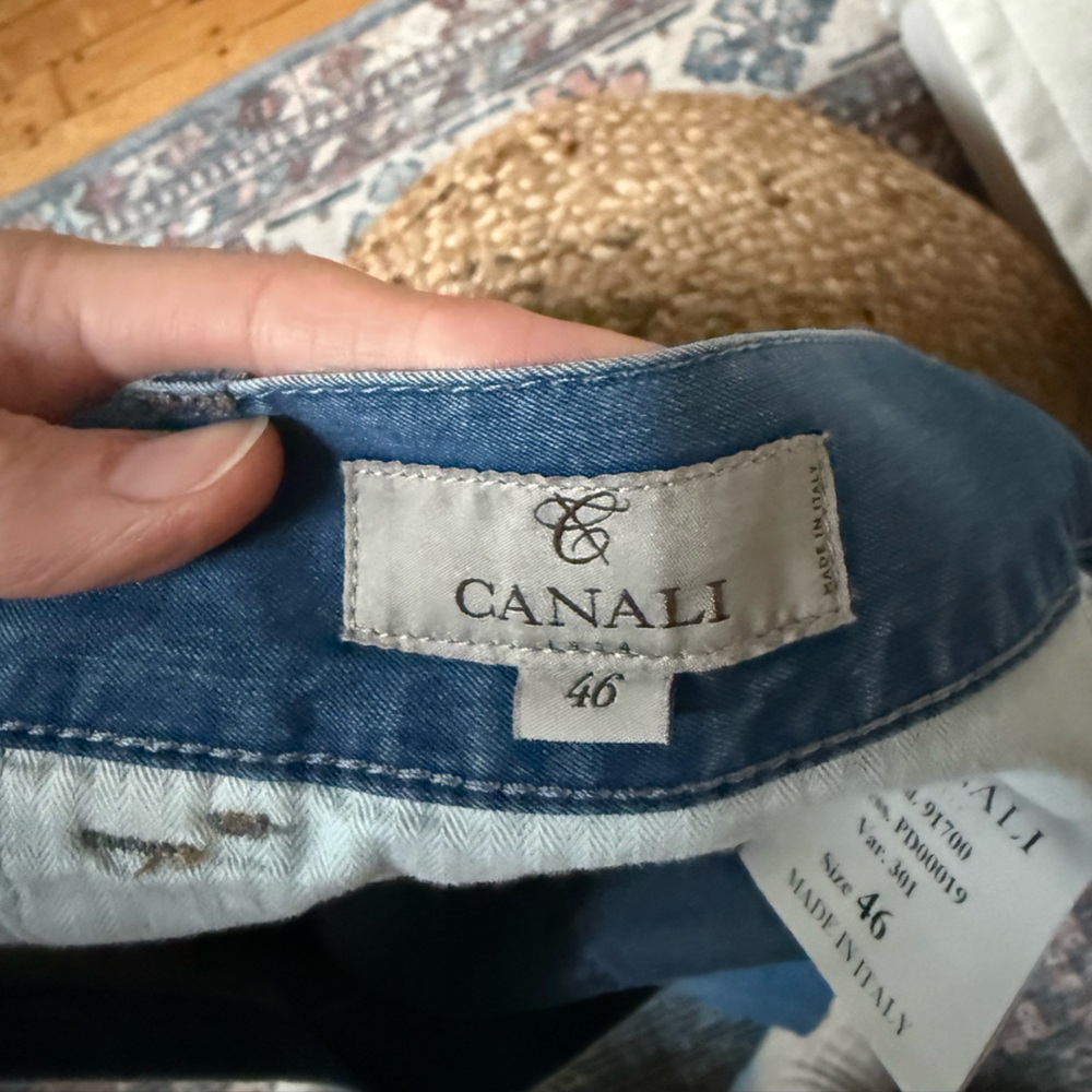 Canali Men’s Light Blue Denim Jeans